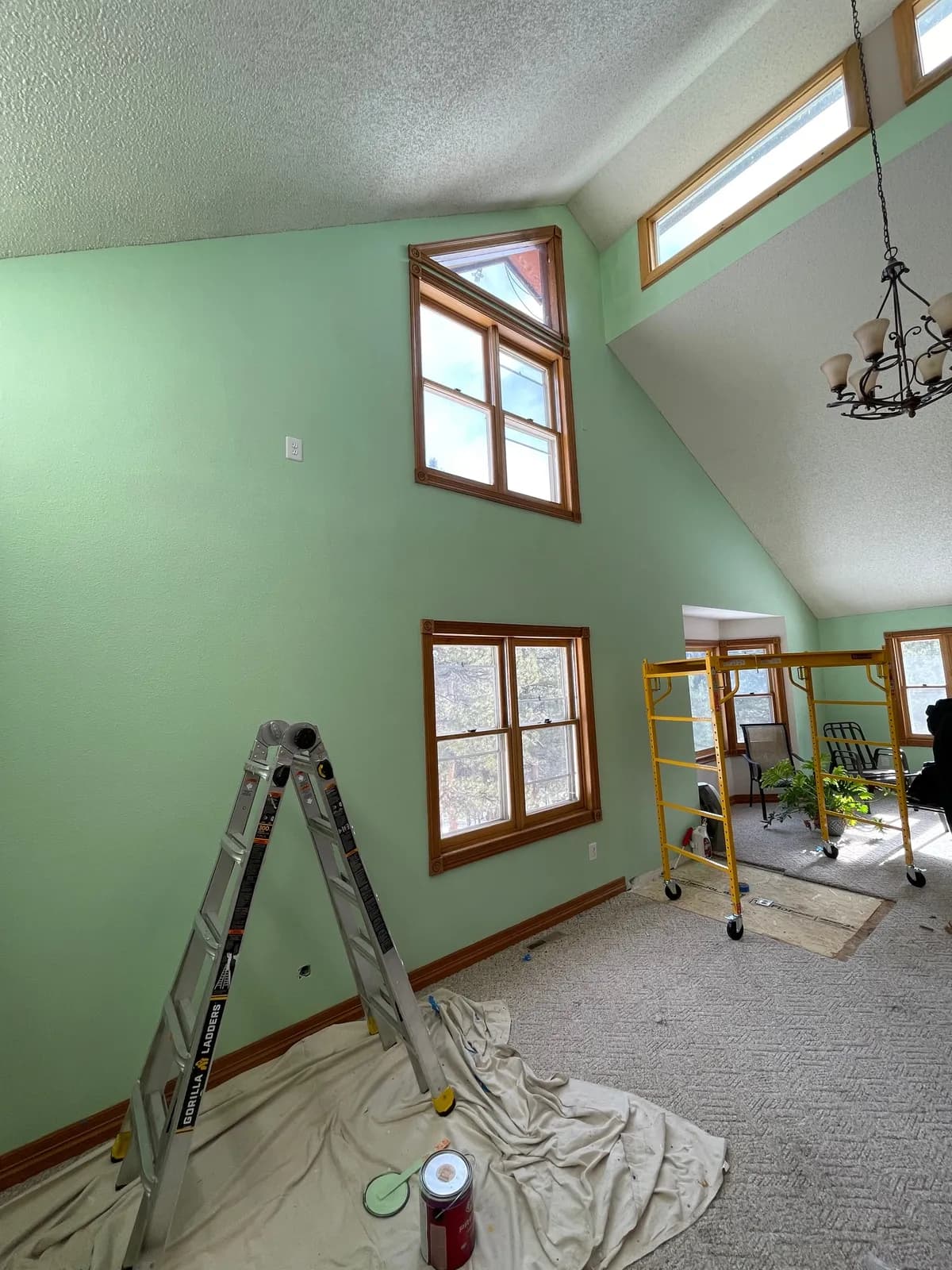 interior painting project by BK Construction